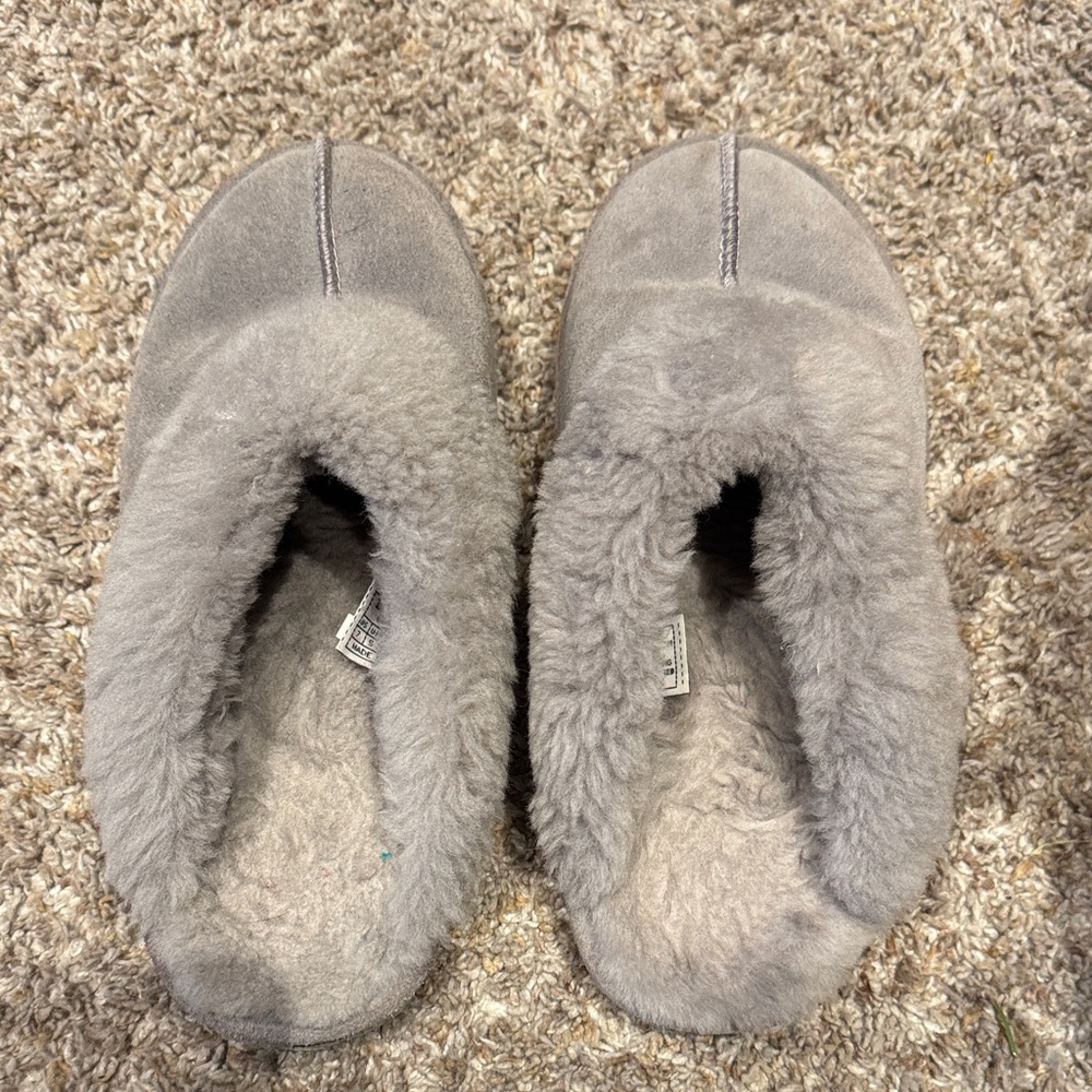 BearPaw Gray Slippers
